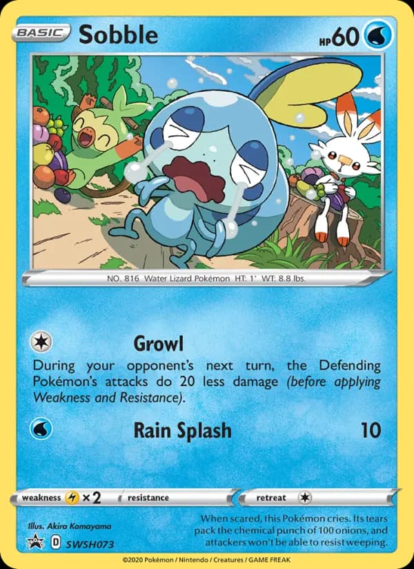 Sobble #SWSH073 — Sword & Shield Promos