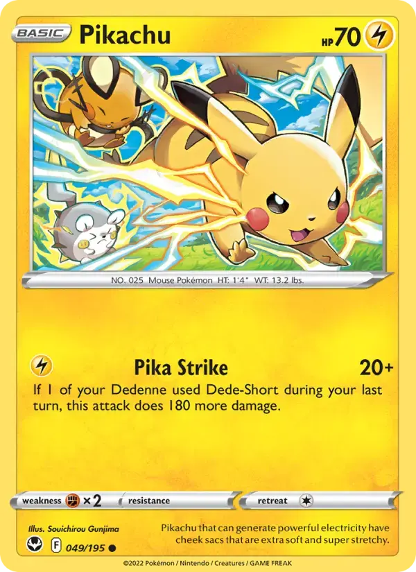 Pikachu #049 — Silver Tempest