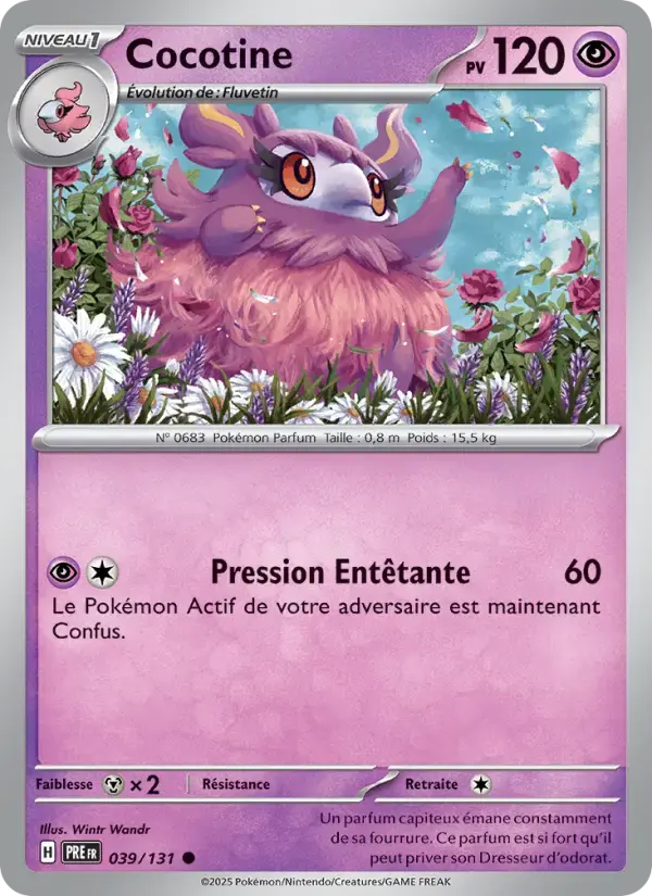 Carte Pokémon Cocotine #039 — Évolutions Prismatiques