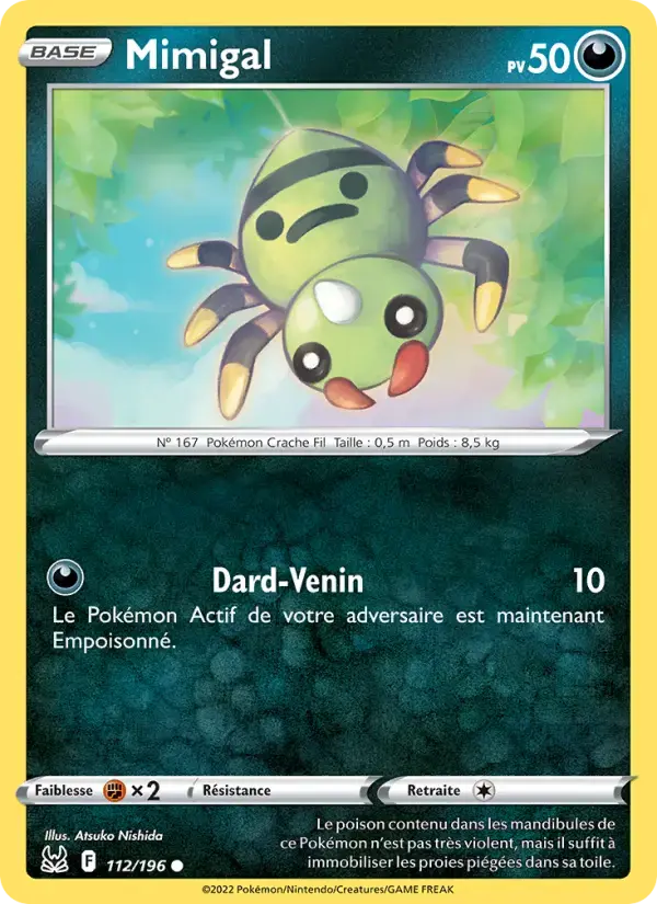 Carte Pokémon Mimigal #112 — Origine Perdue