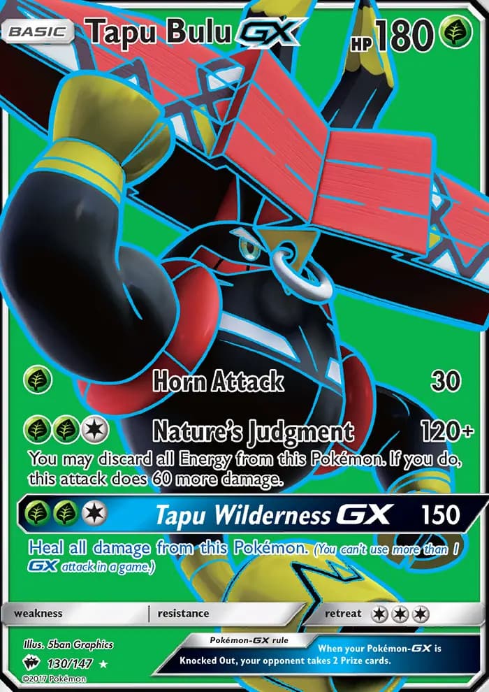 Tapu Bulu GX #130 — Burning Shadows