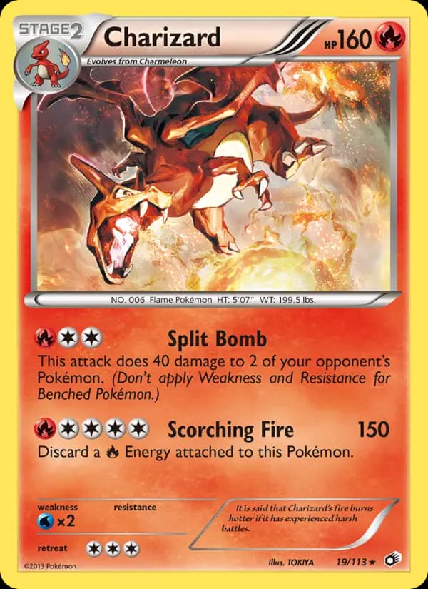 Charizard #19 — Legendary Treasures