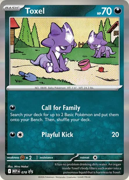 Toxel #078 — Mega Evolution Promos