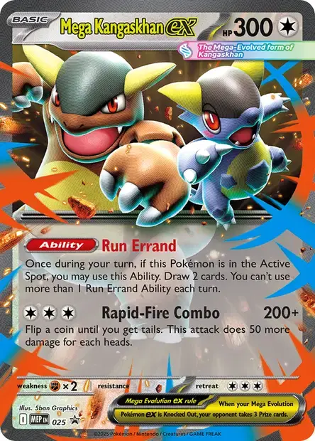 Mega Kangaskhan ex #025 — Mega Evolution Promos