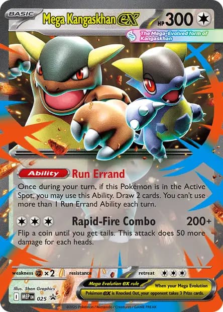 Mega Kangaskhan ex #025 — Mega Evolution Promos