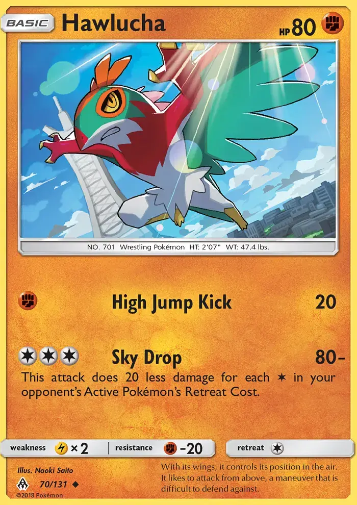 Hawlucha #70 — Forbidden Light
