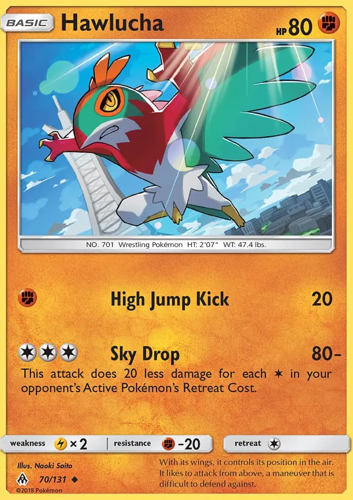 Hawlucha #70 — Forbidden Light