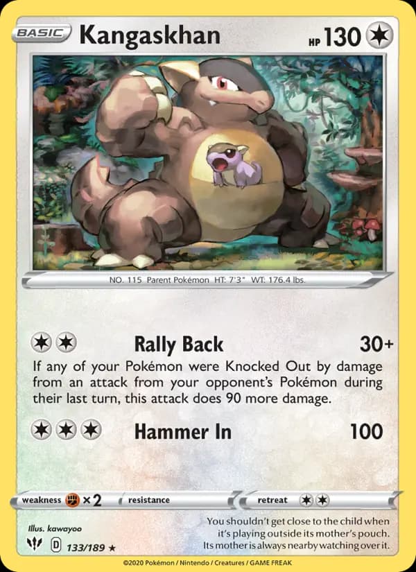 Kangaskhan #133 — Darkness Ablaze