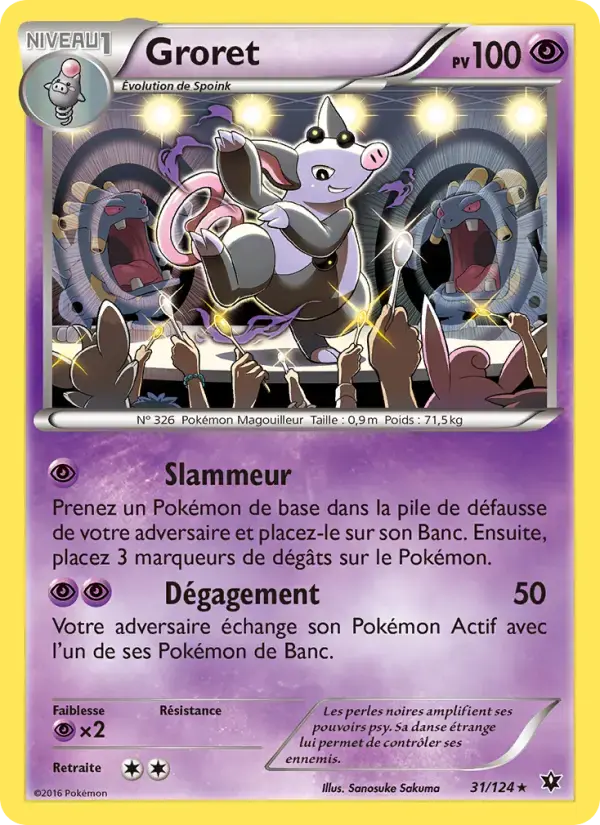 Carte Pokémon Groret #31 — Impact des Destins