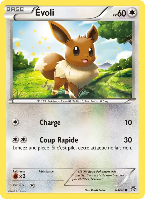 Carte Pokémon Évoli #63 — Origines Antiques