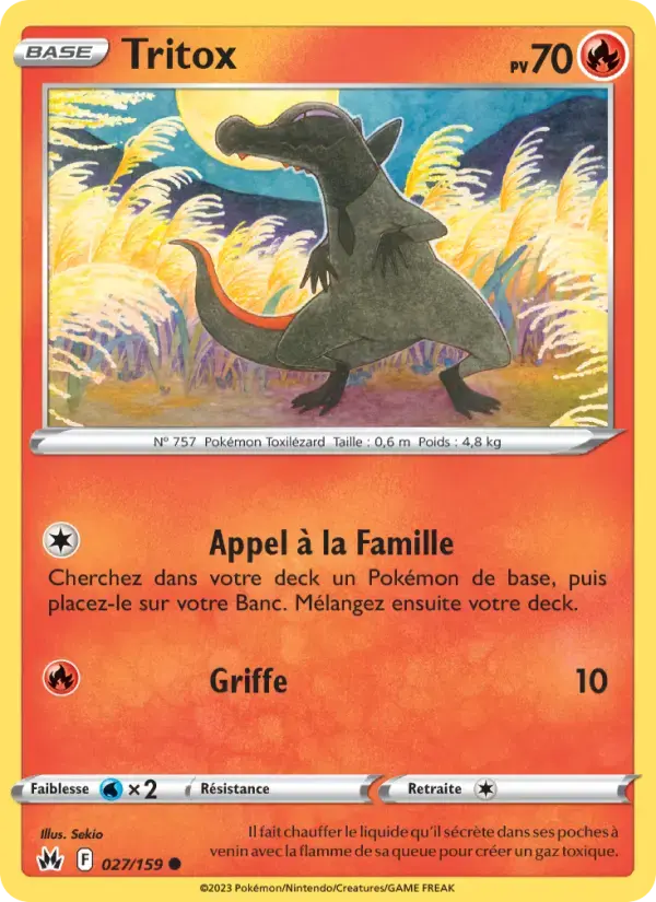 Carte Pokémon Tritox #027 — Zénith Suprême