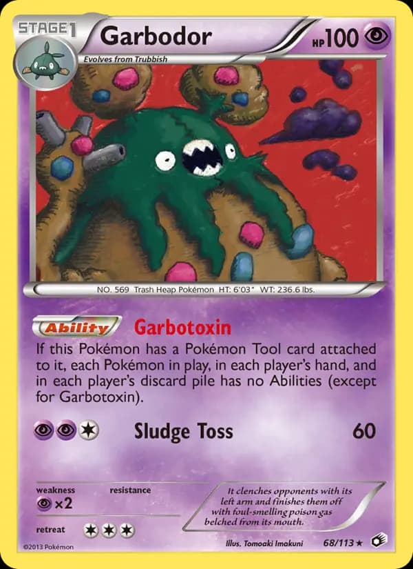 Garbodor #68 — Legendary Treasures
