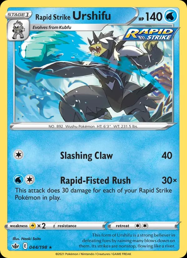 Rapid Strike Urshifu #44 — Chilling Reign