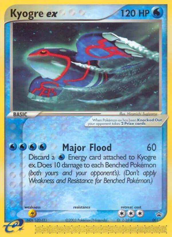 Kyogre ex #1 — Nintendo Black Star Promos