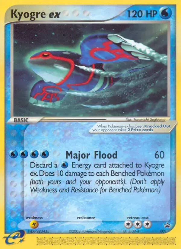 Carte Pokémon Kyogre ex #1 — Promos Nintendo