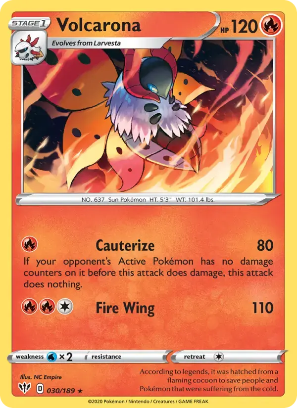 Volcarona #30 — Darkness Ablaze