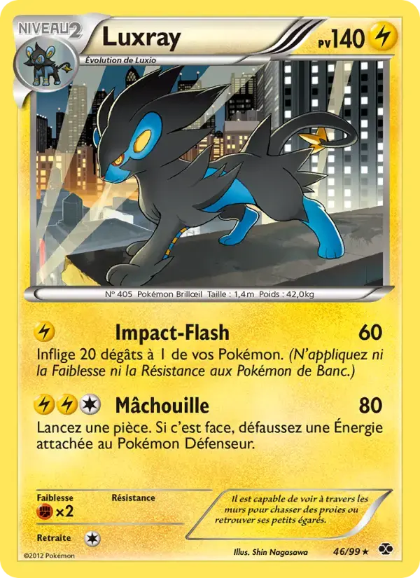 Carte Pokémon Luxray #46 — Destinées Futures