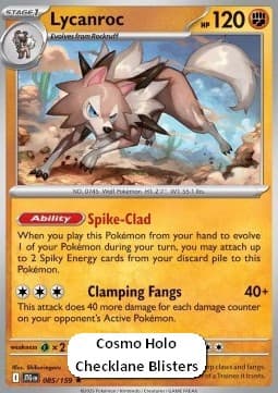 Lycanroc #085 Cosmos Holo — Journey Together