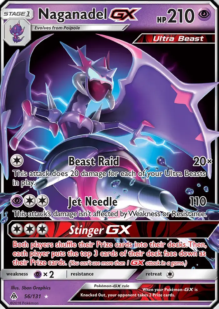 Naganadel GX #56 — Forbidden Light