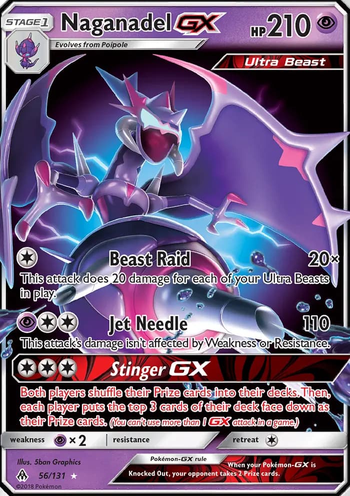 Naganadel GX #56 — Forbidden Light