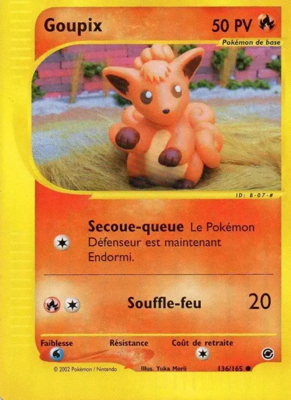 Carte Pokémon Goupix #136 — Expédition