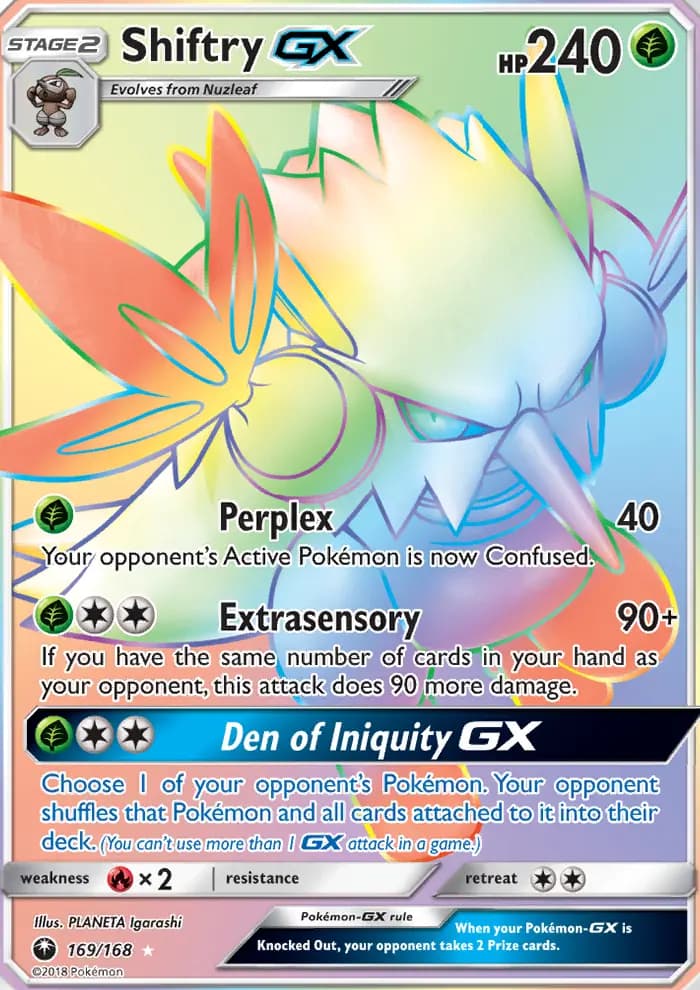 Shiftry GX #169 — Celestial Storm