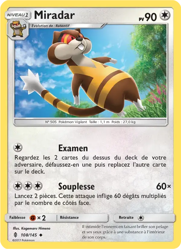 Carte Pokémon Miradar #108 — Gardiens Ascendants