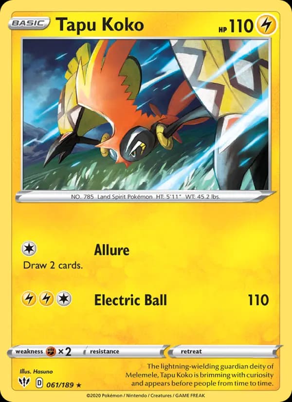 Tapu Koko #61 — Darkness Ablaze