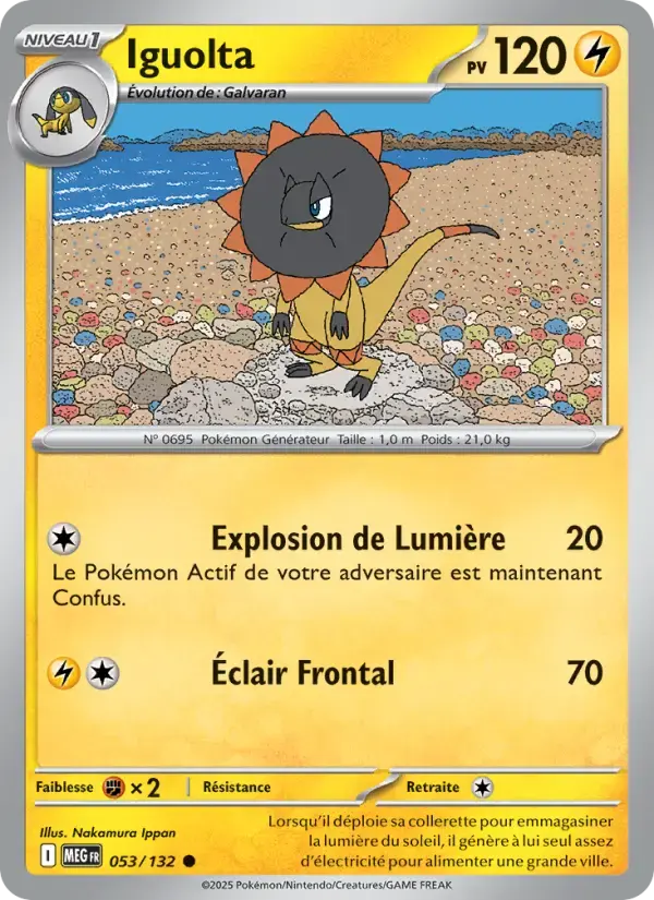 Carte Pokémon Iguolta #053 — Méga-Évolution
