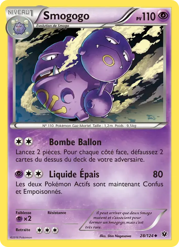 Carte Pokémon Smogogo #28 — Impact des Destins