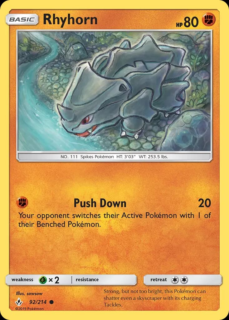 Rhyhorn #92 — Unbroken Bonds