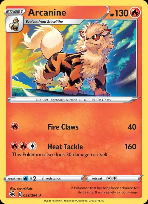Arcanine #33 — Fusion Strike