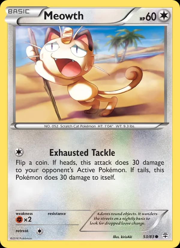 Meowth #53 — Generations