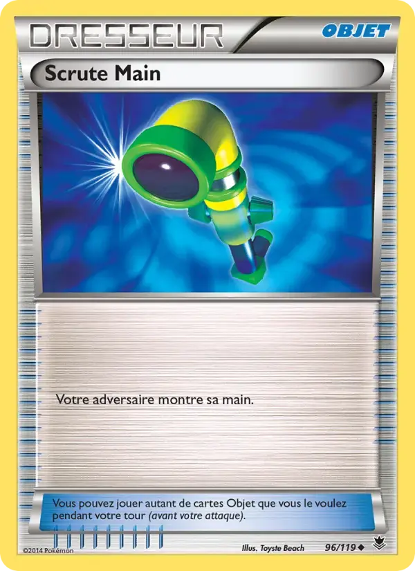 Carte Pokémon Scrute Main #96 — Vigueur Spectrale