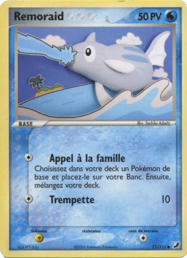 Carte Pokémon Remoraid #71 — Forces Cachées
