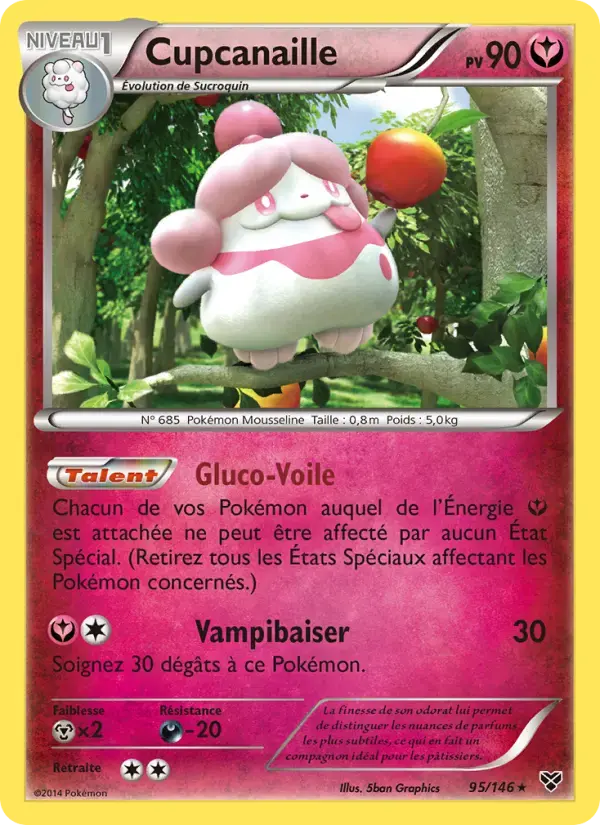 Carte Pokémon Cupcanaille #95 — XY
