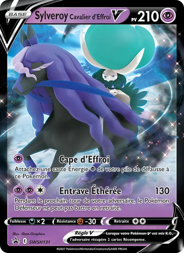 Carte Pokémon Sylveroy Cavalier d'Effroi V #SWSH131 — Promos Épée et Bouclier