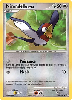 Carte Pokémon Nirondelle #124 — Éveil des Légendes