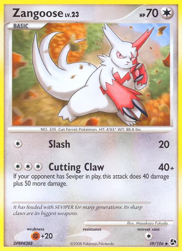 Zangoose #59 — Great Encounters