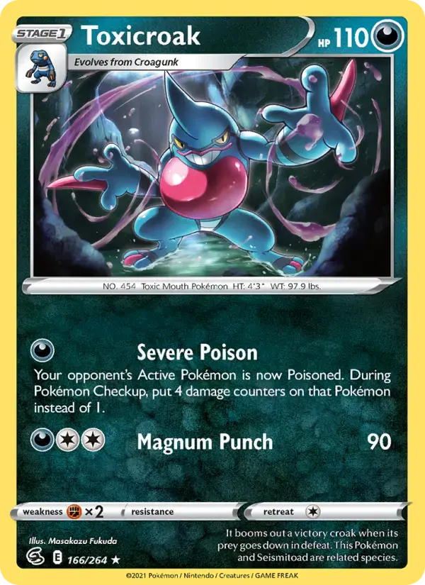 Toxicroak #166 — Fusion Strike
