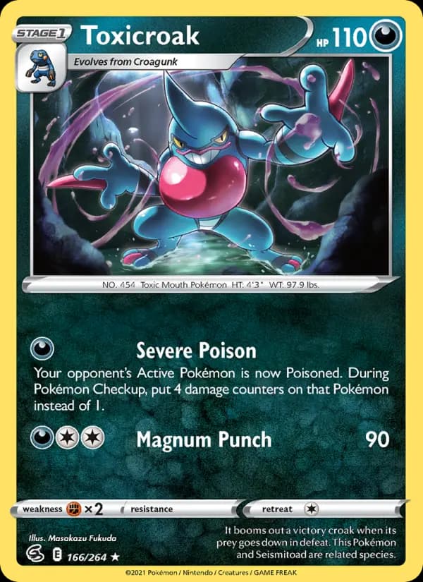Toxicroak #166 — Fusion Strike