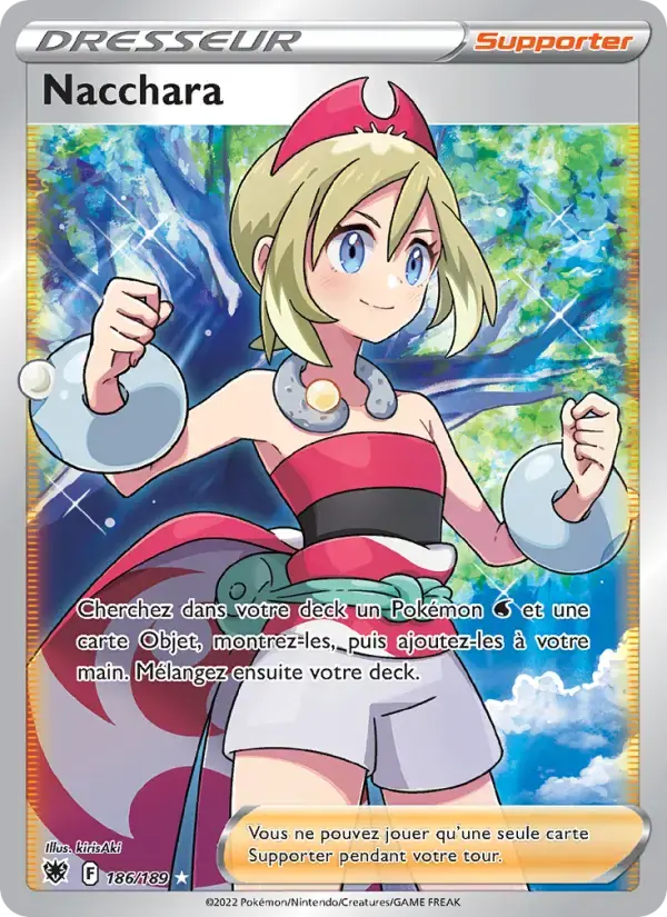 Carte Pokémon Nacchara #186 — Astres Radieux