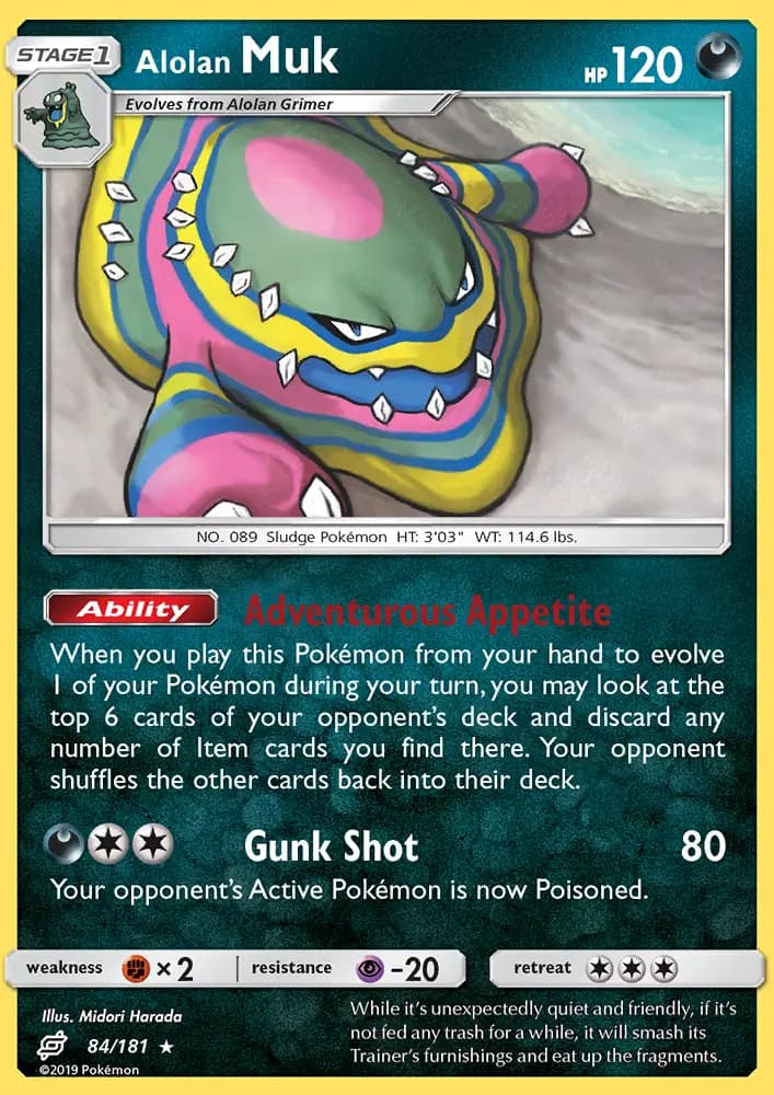 Alolan Muk #84 — Team Up