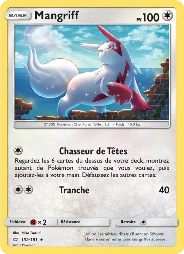 Carte Pokémon Mangriff #132 — Duo de Choc