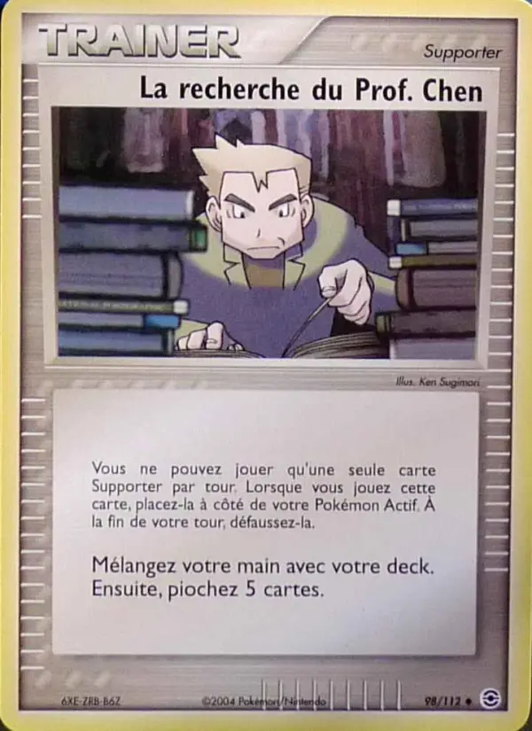 Carte Pokémon La recherche du Prof. Chen #98 — Rouge Feu & Vert Feuille