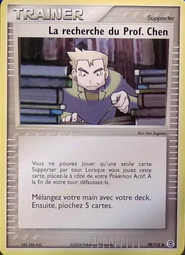 Carte Pokémon La recherche du Prof. Chen #98 — Rouge Feu & Vert Feuille