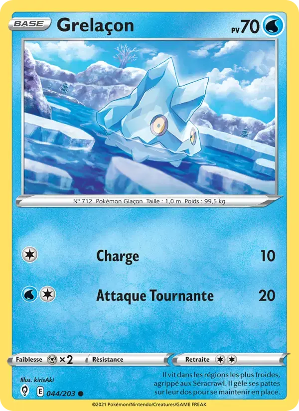 Carte Pokémon Grelaçon #44 — Évolution Céleste