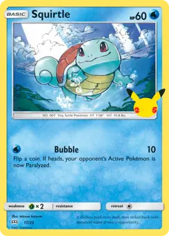 Squirtle #17 — 2021 McDonald's Collection
