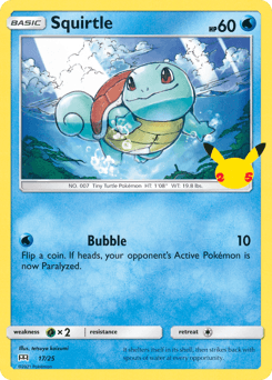 Carte Pokémon Carapuce #17 — 2021 Promo McDonald's
