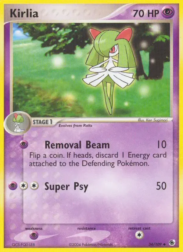 Kirlia #34 — Ruby & Sapphire